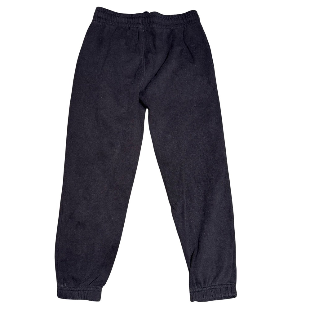 Athletic Works Boys Black Fleece Joggers Sweatpants Size M 8 Drawstring Pockets - Picture 2 of 3
